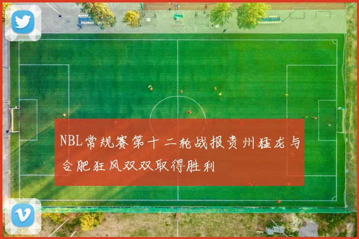 NBL常规赛第十二轮战报贵州猛龙与合肥狂风双双取得胜利